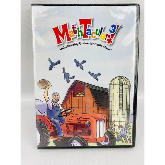 MathTacular Level 3 DVD‎ Grades 3-5 Learn Math Real World Examples - Picture 1 of 3